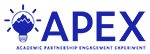 The Academic Partnership Engagement Experiment (APEX) Logo